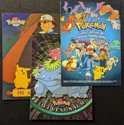 Pokemon Topps TV Animation Series 1 - 1st Edition Print Blue logo - Near Mint - Image 1