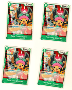 Set Of 4 Tony Tony.Chopper OP02-034 UC Paramount Wars One Piece Trading Card - Image 3