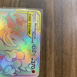 Pokemon TCG Machamp and Marshadow GX Tag Team Secret Rainbow Rare Card! - Image 3
