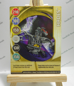 Bakugan Card - Hades - Gold Gate Card - BA450 - 11/48i - 2008 - Image 1