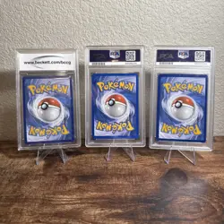 Lot Of 3 Graded Pokemon Cards Beckett BCCG PSA 8 9 10 - Image 5