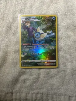 Pokemon Vaporeon Holo Rare TCG Card Sword & Shield: Brilliant Stars TG02/TG30 - Image 1
