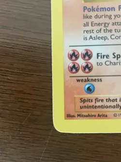 Pokemon TCG Charizard Holo Shadowless Card 004/102 Base Set 1999 - Image 4