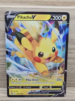 Pikachu V SWSH285 Sword & Shield Promo Cards Holo Pokemon Card TCG (12) - Image 1