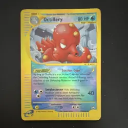 Octillery 26/147 Reverse Holo Rare Aquapolis Pokemon Card 2002 LP - Image 1