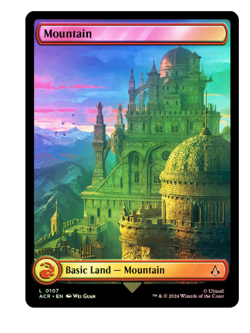 Mountain (0107) - Foil Assassin's Creed MTG - Image 1