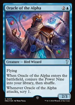 1x Oracle of the Alpha - Foil NM-Mint, English Mystery Booster 2 MTG Magic - Image 1