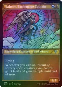 1 x Balmor, Battlemage Captain - Textured Foil - Showcase - DMU - MTG - Image 1