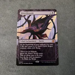 Bitterblossom Wilds of Eldraine Regular Mythic Borderless MTG #27 - Image 1
