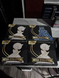 Pokemon TCG Mega Evolution Elite Trainer Box ETB Factory Sealed Lot of 4 - Image 1