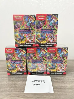 5x LOT SEALED Pokemon TCG Phantasmal Flames Booster Bundle ✅SHIPS IN 1 DAY✅ - Image 1