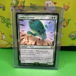 2025 MAGIC THE GATHERING FINAL FANTASY 0191 JUMBO CACTUAR RARE - Image 1