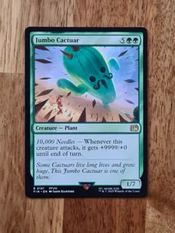 Jumbo Cactuar - NON-FOIL - RARE FIN 0191 - Final Fantasy MTG - M/MN - Image 1