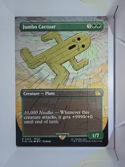 Jumbo Cactuar (Borderless) - R343 - MTG - Final Fantasy - Image 1