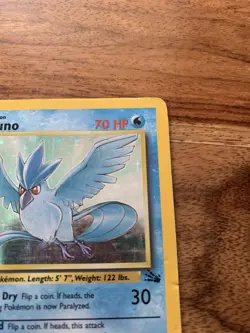 1999 Articuno Fossil 1st First Edition Holo Pokemon Card 2/62 Wotc Vintage - Image 4