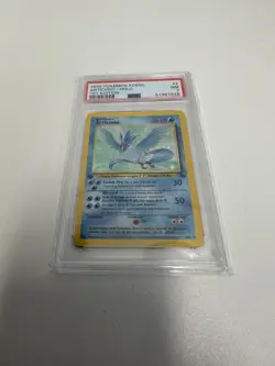 PSA 7 Articuno Holo 2/62 1st Edition WOTC Fossil Pokemon Card 1999 - Image 1