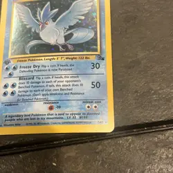 Articuno 2/62 Fossil Holo LP Vintage Pokemon Card WOTC 1999 Rare 1st Edition - Image 4