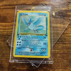 1st Edition Articuno Fossil 2/62 PSA 8 Rare Holo Pokemon Card - Image 1