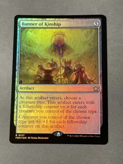 Banner of Kinship MTG Foundations Foil regular NM - Image 1