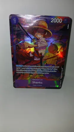 Shanks OP13-065 Alternate Art One Piece Card English Carrying On His Will - Image 1
