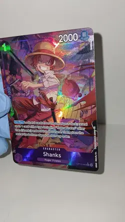 Shanks OP13-065 Alternate Art One Piece Card English Carrying On His Will - Image 2