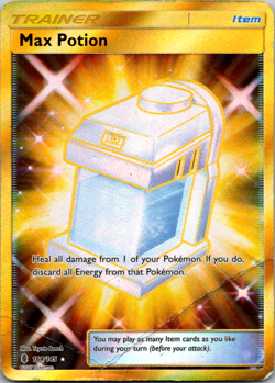 Max Potion 164/145 Secret Rare SM Guardians Rising Pokemon TCG - Image 1