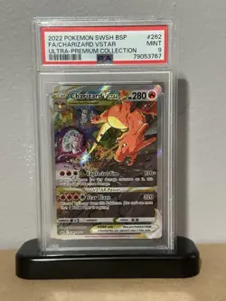 CHARIZARD VSTAR 2022 POKEMON BLACK STAR ULTRA PREMIUM #SWSH262 PSA 9 Mint - Image 1