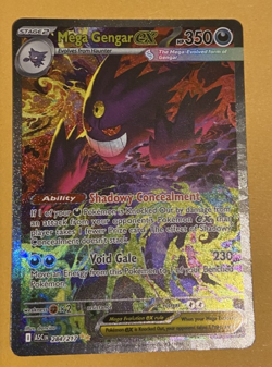 Mega Gengar ex 284/217 SIR Secret Pokemon Ascended Heroes IN HAND READY TO SHIP - Image 2