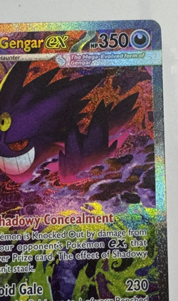 Mega Gengar ex 284/217 SIR Secret Pokemon Ascended Heroes IN HAND READY TO SHIP - Image 5