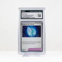 2023 Pokemon Drops in the Ocean Holo #021 Blastoise/Suicune ex Deck - CGC 10 - Image 2
