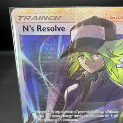 Pokemon TCG N's Resolve Full Art 232/236 Cosmic Eclipse 2019 Holo - Image 5