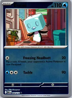 044/132 - Eiscue Reverse Holo - Mega Evolution - Pokemon - NM/M - MEG - Image 1
