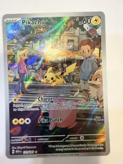 Pikachu 173/165 Illustration Rare Scarlet Violet Pokemon 151 TCG | NM-MINT - Image 1