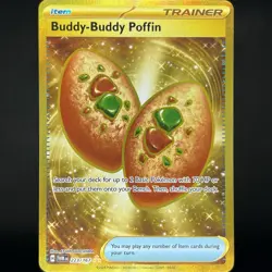 Pokemon TCG Twilight Masquerade Buddy-Buddy Poffin Hyper Rare 223/167 NM - Image 1
