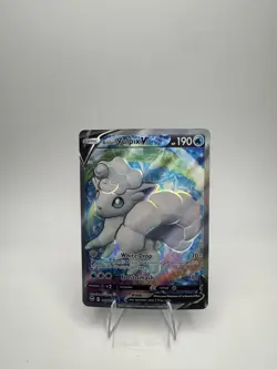 Pokemon TCG Silver Tempest #173/195 Alolan Vulpix V (Full Art) - Image 1