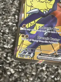 Pokemon TCG Cynthia’s Garchomp Ex 204 Destined Rivals - Black Star, Full Art - Image 4