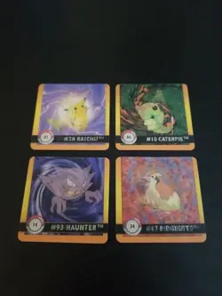 Lot of (4) Pokemon Action Flipz - Premier Edition - 1999 Artbox Lenticular - Image 2