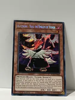 Blackwing Vayu the Emblem of Honor BLCR-EN060 1st Edition YuGiOh - Image 1