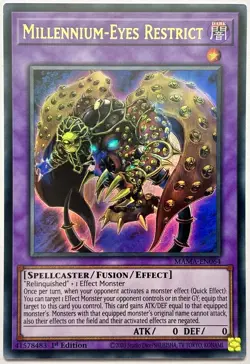 MAMA-EN064 Millennium-Eyes Restrict - Ultra Rare 1st Edition Near Mint YuGiOh - Image 1