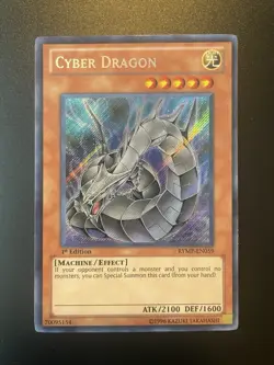 Cyber Dragon RYMP-EN059 Secret Rare 1st Edition - NM Yugioh - Image 1