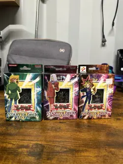 Yu-gi-oh starter deck lot (set of 3) -yugi joey &pegasus-1996 sealed - Image 1
