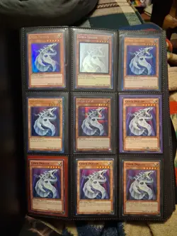 Yugioh Cyber Dragon Binder Collection Lot - Image 1