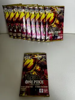 One Piece The Best Vol 2 Premium Booster PRB-02 Booster Pack Lot Of 10 - Image 1