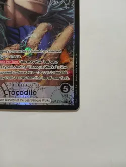 One Piece OP14-079 Crocodile Alt Art Leader – The Azure Sea’s Seven English NM - Image 3