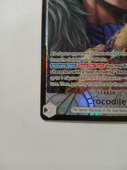 One Piece OP14-079 Crocodile Alt Art Leader – The Azure Sea’s Seven English NM - Image 4