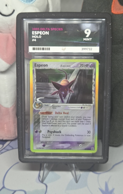 Espeon 4/113 EX Delta Species Holo Rare Pokemon TCG ACE Grade 9 Mint - Image 1