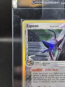 Pokemon TCG 2005 Delta Species Espeon Holo Foil Rare # 4/113 Damaged - Image 3
