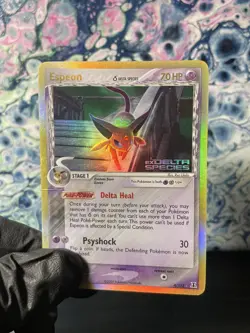 Pokemon Card - Espeon Delta Species 4/113 Reverse Holo Rare Stamped - Image 3