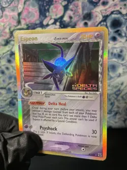 Pokemon Card - Espeon Delta Species 4/113 Reverse Holo Rare Stamped - Image 4