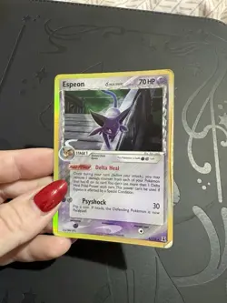 Pokemon TCG Espeon HP/Damaged 4/113 EX Delta Species Holo Rare - Image 2